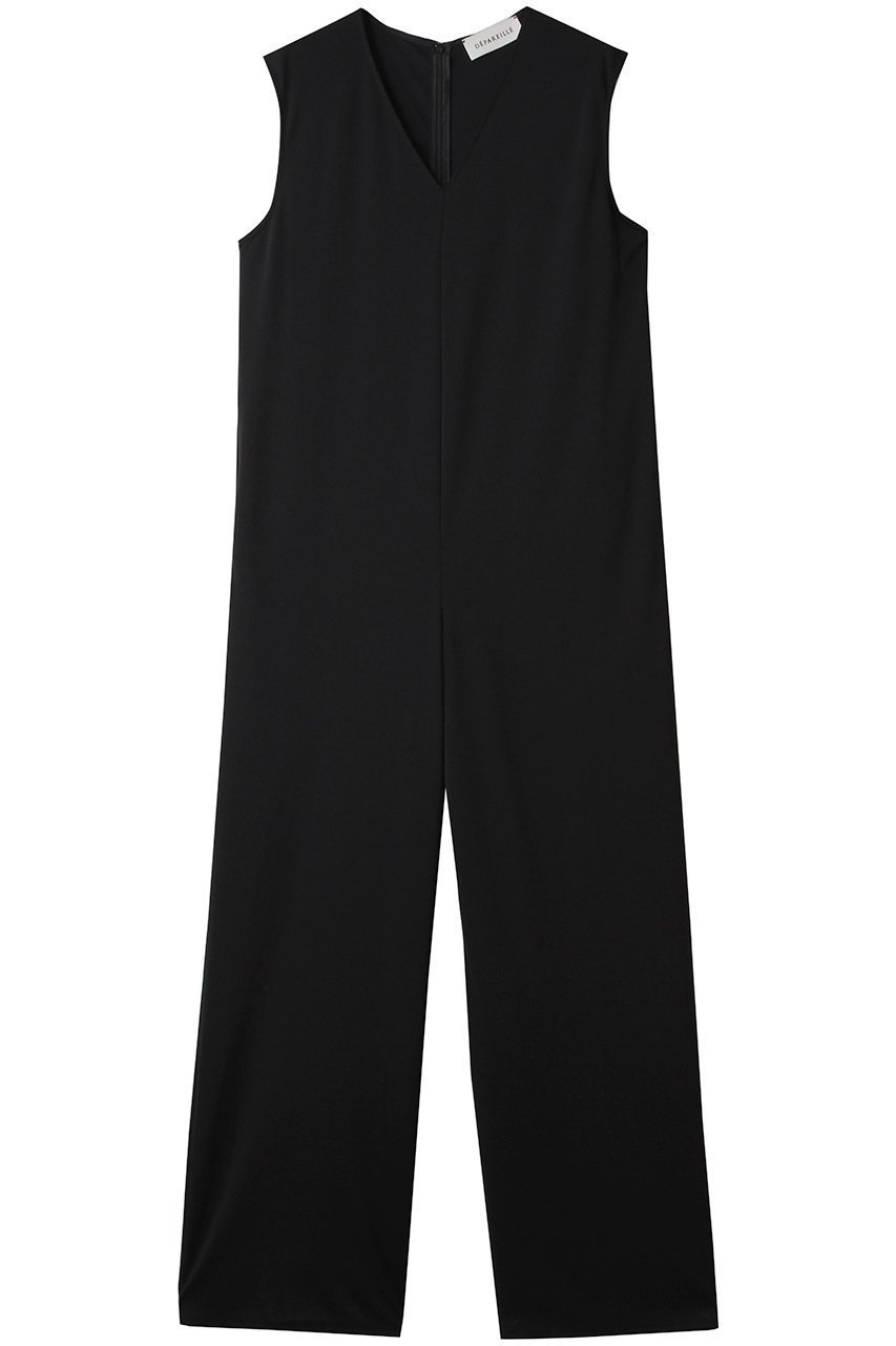 【デパリエ/DEPAREILLE】のトリアセテートジャージーコンビネゾン インテリア・キッズ・メンズ・レディースファッション・服の通販 founy(ファニー) 　ファッション　Fashion　レディースファッション　Fashion for Women　パンツ　Pants & Trousers　オケージョン　Occasion Wear　コンビネゾン　Jumpsuit, All-in-One　ジャケット　Jacket, Outerwear　ドレープ　Drape, Draping Fabric　エレガント 上品　Elegant　新作・新入荷　New Arrivals / New In　ブラック|ID: prp329100004617589 ipo3291000000033089162