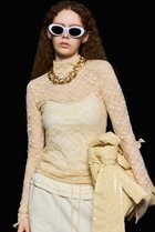 【メゾンスペシャル/MAISON SPECIAL】のレースタートルトップス YEL(イエロー)|ID: prp329100004618153 ipo3291000000033342455