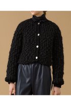 【サードマガジン/THIRD MAGAZINE】の【別注】NEPAL HAND KNIT/スラブハンドニットショートカーディガン チャコールグレー|ID:prp329100004618154