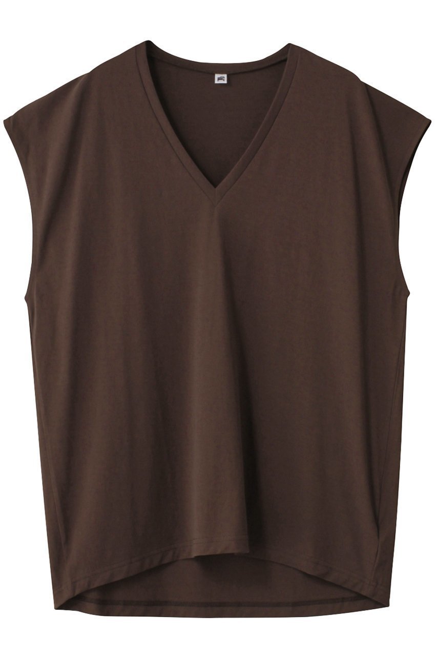 【ハー/HER.】のコットンカットソープルオーバー インテリア・キッズ・メンズ・レディースファッション・服の通販 founy(ファニー) 　ファッション　Fashion　レディースファッション　Fashion for Women　トップス・カットソー　Cut & Sew Tops　シャツ・ブラウス・オフィスカジュアル　Elegant Blouses & Button-Ups　ロングTシャツ・Tシャツ　Longline T-Shirts & Tees　カジュアルプルオーバー・ニットトップス　Pullovers & Knit Tops / Casual Pullovers　カットソー・ベーシックTシャツ　Cut-and-Sewn Tops / Stretch Tees & Basics　おすすめ　Recommended / Our Picks　カットソー　Cut and Sewn Top　ショート　Short, Short Length　スリーブ　Sleeve, Long Sleeve / Short Sleeve　セットアップ　Set-Up, Coordinated Outfit　リラックス　Relax, Relaxed Fit　ヴィンテージ　Vintage Style　夏　Summer　ブラウン|ID: prp329100004618610 ipo3291000000035356091