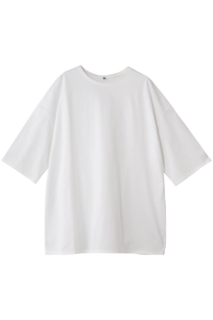【ハー/HER.】のオーバーサイズドTシャツ インテリア・キッズ・メンズ・レディースファッション・服の通販 founy(ファニー) 　ファッション　Fashion　レディースファッション　Fashion for Women　トップス・カットソー　Cut & Sew Tops　シャツ・ブラウス・オフィスカジュアル　Elegant Blouses & Button-Ups　ロングTシャツ・Tシャツ　Longline T-Shirts & Tees　カットソー・ベーシックTシャツ　Cut-and-Sewn Tops / Stretch Tees & Basics　イタリア　Italy　ショート　Short, Short Length　スリーブ　Sleeve, Long Sleeve / Short Sleeve　ビッグ　Big, Oversized　オフホワイト|ID: prp329100004618611 ipo3291000000035694316