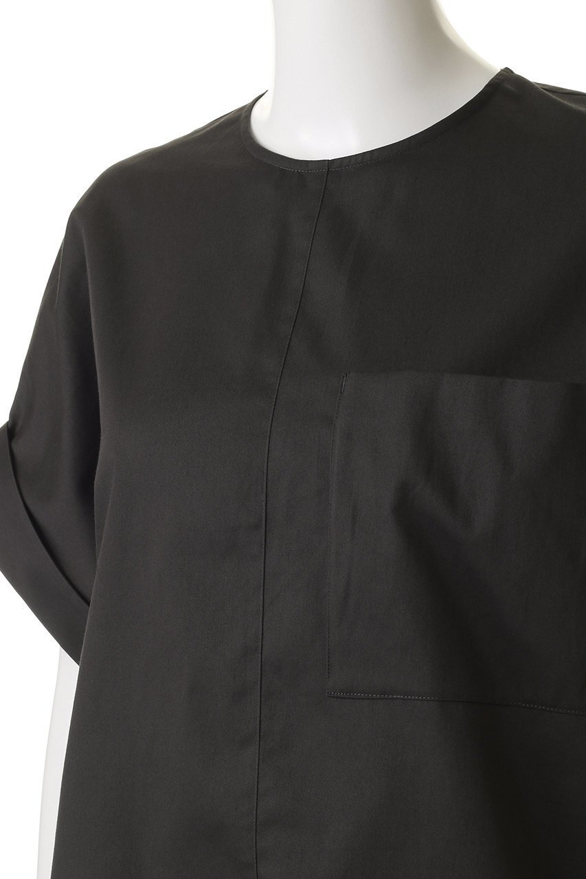 【ハー/HER.】のターンアップカフスブラウス 人気、トレンドファッション・服の通販 founy(ファニー) ファッション Fashion レディースファッション Fashion for Women トップス・カットソー Cut & Sew Tops シャツ・ブラウス・オフィスカジュアル Elegant Blouses & Button-Ups カフス Cuff Design サテン Satin, Glossy Fabric ショート Short, Short Length シンプル Simple, Minimal スリーブ Sleeve, Long Sleeve / Short Sleeve ポケット Pocket, Pocket Detail other-5|ID: prp329100004618612 ipo3291000000035277547