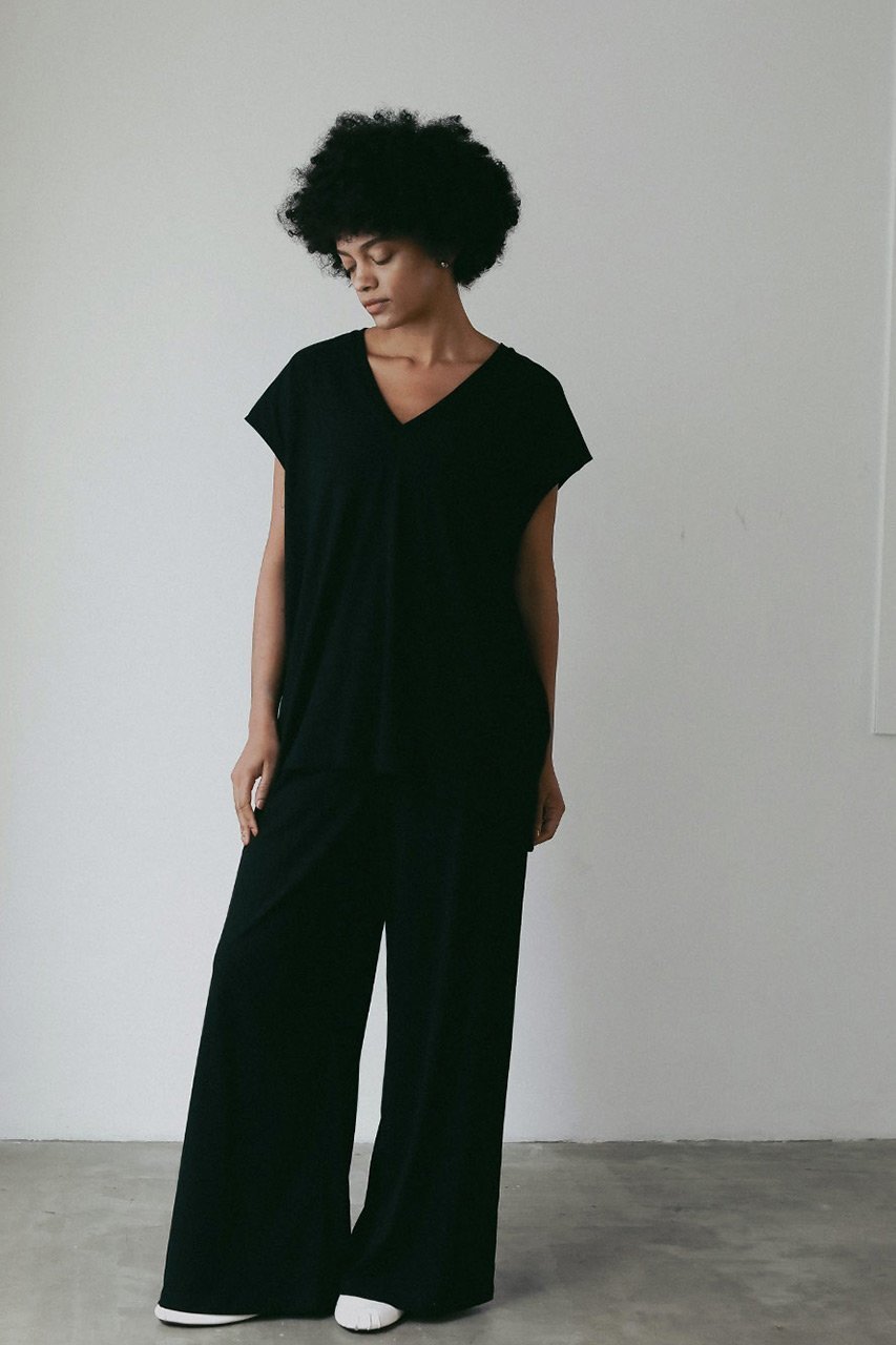 【ハー/HER.】のコットンカットソーパンツ 人気、トレンドファッション・服の通販 founy(ファニー) 　ファッション　Fashion　レディースファッション　Fashion for Women　パンツ　Pants & Trousers　おすすめ　Recommended / Our Picks　セットアップ　Set-Up, Coordinated Outfit　リラックス　Relax, Relaxed Fit　ヴィンテージ　Vintage Style　夏　Summer　other-6|ID: prp329100004618613 ipo3291000000035277559