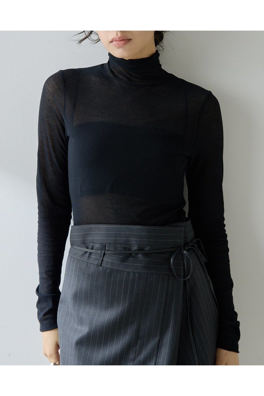 【ウィムガゼット/Whim Gazette】のフライスタートルPO インテリア・キッズ・メンズ・レディースファッション・服の通販 founy(ファニー) 　ファッション　Fashion　レディースファッション　Fashion for Women　トップス・カットソー　Cut & Sew Tops　シャツ・ブラウス・オフィスカジュアル　Elegant Blouses & Button-Ups　ロングTシャツ・Tシャツ　Longline T-Shirts & Tees　カットソー・ベーシックTシャツ　Cut-and-Sewn Tops / Stretch Tees & Basics　2025年　2025　2025-2026秋冬・A/W　Autumn/Winter 2025–26 AW25–26　インナー　Innerwear　コンパクト　Compact, Small Size　シアー　Sheer, See-Through　シンプル　Simple, Minimal　ジャケット　Jacket, Outerwear　スウェット / スエット　Sweatshirt, Sweatwear　スタンダード　Standard, Basic　スリーブ　Sleeve, Long Sleeve / Short Sleeve　タートル　Turtleneck, Turtle Collar　ビスチェ　Bustier, Corset Top　フィット　Fit, Slim Fit　ベスト　Vest, Waistcoat　ロング　Long, Long-Length　エレガント 上品　Elegant　A/W・秋冬　Autumn/Winter　ブラック|ID: prp329100004619129 ipo3291000000033123819