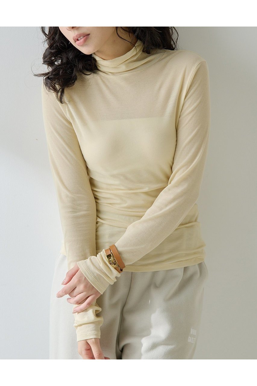 【ウィムガゼット/Whim Gazette】のフライスタートルPO 人気、トレンドファッション・服の通販 founy(ファニー) 　ファッション　Fashion　レディースファッション　Fashion for Women　トップス・カットソー　Cut & Sew Tops　シャツ・ブラウス・オフィスカジュアル　Elegant Blouses & Button-Ups　ロングTシャツ・Tシャツ　Longline T-Shirts & Tees　カットソー・ベーシックTシャツ　Cut-and-Sewn Tops / Stretch Tees & Basics　2025年　2025　2025-2026秋冬・A/W　Autumn/Winter 2025–26 AW25–26　インナー　Innerwear　コンパクト　Compact, Small Size　シアー　Sheer, See-Through　シンプル　Simple, Minimal　ジャケット　Jacket, Outerwear　スウェット / スエット　Sweatshirt, Sweatwear　スタンダード　Standard, Basic　スリーブ　Sleeve, Long Sleeve / Short Sleeve　タートル　Turtleneck, Turtle Collar　ビスチェ　Bustier, Corset Top　フィット　Fit, Slim Fit　ベスト　Vest, Waistcoat　ロング　Long, Long-Length　エレガント 上品　Elegant　A/W・秋冬　Autumn/Winter　other-5|ID: prp329100004619129 ipo3291000000033123824