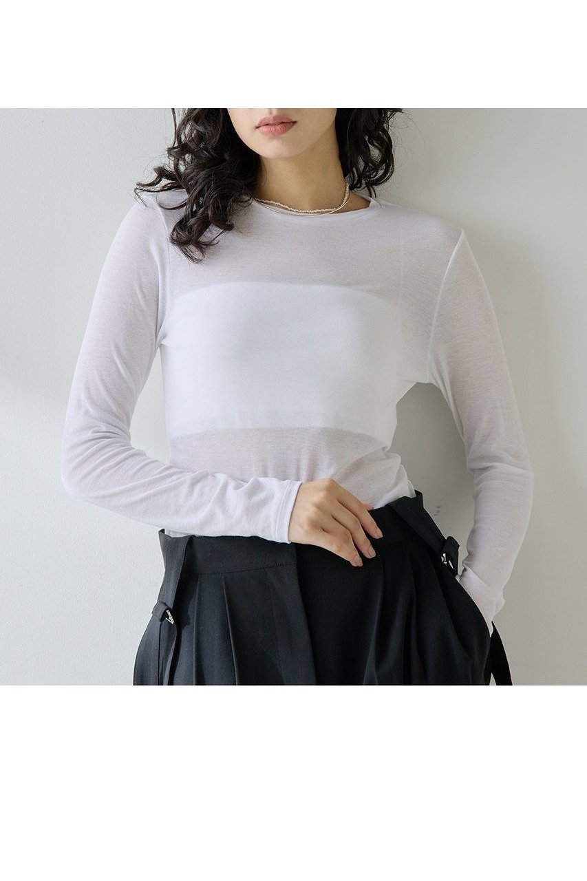 【ウィムガゼット/Whim Gazette】のフライスプルオーバー インテリア・キッズ・メンズ・レディースファッション・服の通販 founy(ファニー) 　ファッション　Fashion　レディースファッション　Fashion for Women　トップス・カットソー　Cut & Sew Tops　シャツ・ブラウス・オフィスカジュアル　Elegant Blouses & Button-Ups　ロングTシャツ・Tシャツ　Longline T-Shirts & Tees　カジュアルプルオーバー・ニットトップス　Pullovers & Knit Tops / Casual Pullovers　カットソー・ベーシックTシャツ　Cut-and-Sewn Tops / Stretch Tees & Basics　2025年　2025　2025-2026秋冬・A/W　Autumn/Winter 2025–26 AW25–26　インナー　Innerwear　コンパクト　Compact, Small Size　シアー　Sheer, See-Through　シンプル　Simple, Minimal　ジャケット　Jacket, Outerwear　スウェット / スエット　Sweatshirt, Sweatwear　スタンダード　Standard, Basic　スリーブ　Sleeve, Long Sleeve / Short Sleeve　ビスチェ　Bustier, Corset Top　フィット　Fit, Slim Fit　ベスト　Vest, Waistcoat　ロング　Long, Long-Length　エレガント 上品　Elegant　A/W・秋冬　Autumn/Winter　オフホワイト|ID: prp329100004619130 ipo3291000000033123827