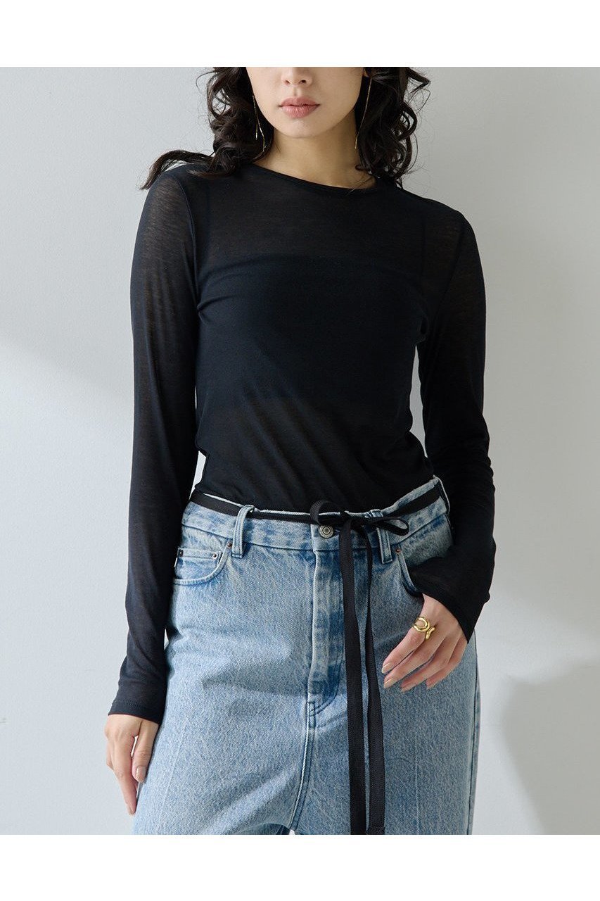 【ウィムガゼット/Whim Gazette】のフライスプルオーバー インテリア・キッズ・メンズ・レディースファッション・服の通販 founy(ファニー) 　ファッション　Fashion　レディースファッション　Fashion for Women　トップス・カットソー　Cut & Sew Tops　シャツ・ブラウス・オフィスカジュアル　Elegant Blouses & Button-Ups　ロングTシャツ・Tシャツ　Longline T-Shirts & Tees　カジュアルプルオーバー・ニットトップス　Pullovers & Knit Tops / Casual Pullovers　カットソー・ベーシックTシャツ　Cut-and-Sewn Tops / Stretch Tees & Basics　2025年　2025　2025-2026秋冬・A/W　Autumn/Winter 2025–26 AW25–26　インナー　Innerwear　コンパクト　Compact, Small Size　シアー　Sheer, See-Through　シンプル　Simple, Minimal　ジャケット　Jacket, Outerwear　スウェット / スエット　Sweatshirt, Sweatwear　スタンダード　Standard, Basic　スリーブ　Sleeve, Long Sleeve / Short Sleeve　ビスチェ　Bustier, Corset Top　フィット　Fit, Slim Fit　ベスト　Vest, Waistcoat　ロング　Long, Long-Length　エレガント 上品　Elegant　A/W・秋冬　Autumn/Winter　ブラック|ID: prp329100004619130 ipo3291000000033123828