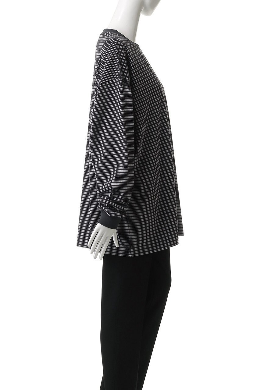 【エビコン/EVCON】の【UNISEX】BORDER WIDE L/S T-SHIRT ロングスリーブTシャツ 人気、トレンドファッション・服の通販 founy(ファニー) 　ファッション　Fashion　レディースファッション　Fashion for Women　トップス・カットソー　Cut & Sew Tops　シャツ・ブラウス・オフィスカジュアル　Elegant Blouses & Button-Ups　ロングTシャツ・Tシャツ　Longline T-Shirts & Tees　カットソー・ベーシックTシャツ　Cut-and-Sewn Tops / Stretch Tees & Basics　2025年　2025　2025-2026秋冬・A/W　Autumn/Winter 2025–26 AW25–26　ユニセックス　Unisex, Genderless　スリーブ　Sleeve, Long Sleeve / Short Sleeve　ボトム　Bottoms, Lower Wear　ボーダー　Border, Stripe　ロング　Long, Long-Length　定番　Standard, Basic Item　無地　Plain, Solid Color　A/W・秋冬　Autumn/Winter　other-3|ID: prp329100004619131 ipo3291000000033123838