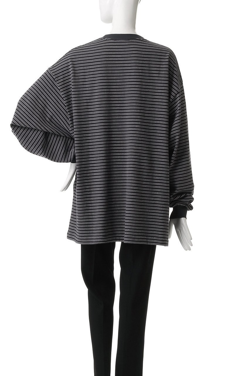 【エビコン/EVCON】の【UNISEX】BORDER WIDE L/S T-SHIRT ロングスリーブTシャツ 人気、トレンドファッション・服の通販 founy(ファニー) 　ファッション　Fashion　レディースファッション　Fashion for Women　トップス・カットソー　Cut & Sew Tops　シャツ・ブラウス・オフィスカジュアル　Elegant Blouses & Button-Ups　ロングTシャツ・Tシャツ　Longline T-Shirts & Tees　カットソー・ベーシックTシャツ　Cut-and-Sewn Tops / Stretch Tees & Basics　2025年　2025　2025-2026秋冬・A/W　Autumn/Winter 2025–26 AW25–26　ユニセックス　Unisex, Genderless　スリーブ　Sleeve, Long Sleeve / Short Sleeve　ボトム　Bottoms, Lower Wear　ボーダー　Border, Stripe　ロング　Long, Long-Length　定番　Standard, Basic Item　無地　Plain, Solid Color　A/W・秋冬　Autumn/Winter　other-4|ID: prp329100004619131 ipo3291000000033123839