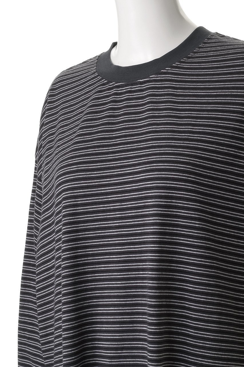 【エビコン/EVCON】の【UNISEX】BORDER WIDE L/S T-SHIRT ロングスリーブTシャツ 人気、トレンドファッション・服の通販 founy(ファニー) 　ファッション　Fashion　レディースファッション　Fashion for Women　トップス・カットソー　Cut & Sew Tops　シャツ・ブラウス・オフィスカジュアル　Elegant Blouses & Button-Ups　ロングTシャツ・Tシャツ　Longline T-Shirts & Tees　カットソー・ベーシックTシャツ　Cut-and-Sewn Tops / Stretch Tees & Basics　2025年　2025　2025-2026秋冬・A/W　Autumn/Winter 2025–26 AW25–26　ユニセックス　Unisex, Genderless　スリーブ　Sleeve, Long Sleeve / Short Sleeve　ボトム　Bottoms, Lower Wear　ボーダー　Border, Stripe　ロング　Long, Long-Length　定番　Standard, Basic Item　無地　Plain, Solid Color　A/W・秋冬　Autumn/Winter　other-5|ID: prp329100004619131 ipo3291000000033123840
