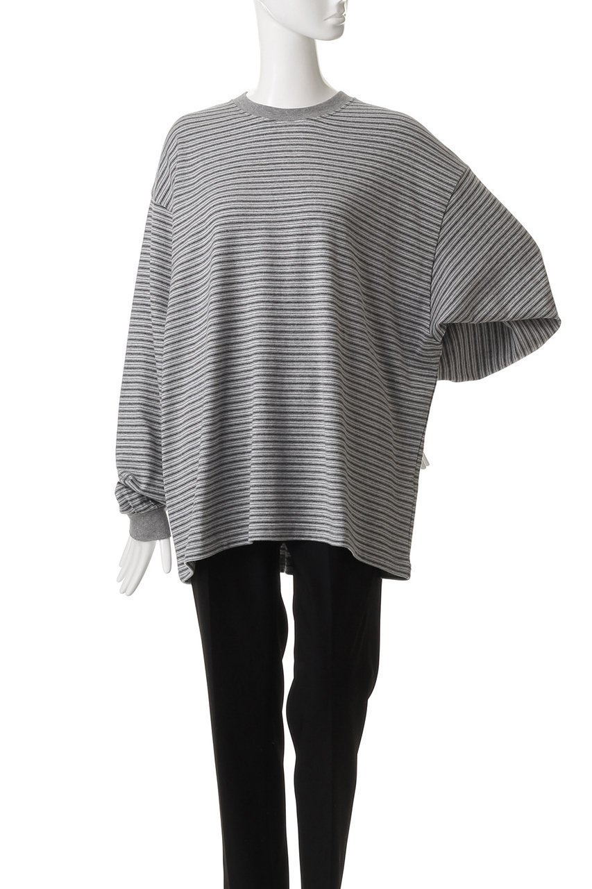 【エビコン/EVCON】の【UNISEX】BORDER WIDE L/S T-SHIRT ロングスリーブTシャツ 人気、トレンドファッション・服の通販 founy(ファニー) 　ファッション　Fashion　レディースファッション　Fashion for Women　トップス・カットソー　Cut & Sew Tops　シャツ・ブラウス・オフィスカジュアル　Elegant Blouses & Button-Ups　ロングTシャツ・Tシャツ　Longline T-Shirts & Tees　カットソー・ベーシックTシャツ　Cut-and-Sewn Tops / Stretch Tees & Basics　2025年　2025　2025-2026秋冬・A/W　Autumn/Winter 2025–26 AW25–26　ユニセックス　Unisex, Genderless　スリーブ　Sleeve, Long Sleeve / Short Sleeve　バランス　Balance, Style Balance　ベーシック　Basic, Essential　ボーダー　Border, Stripe　リラックス　Relax, Relaxed Fit　ロング　Long, Long-Length　定番　Standard, Basic Item　旅行　Travel　A/W・秋冬　Autumn/Winter　other-2|ID: prp329100004619132 ipo3291000000033123843