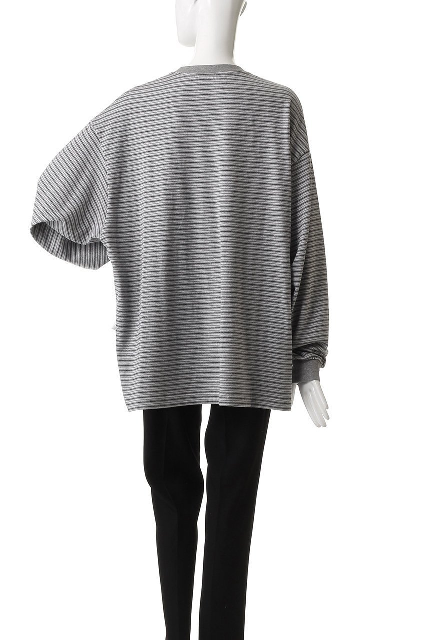 【エビコン/EVCON】の【UNISEX】BORDER WIDE L/S T-SHIRT ロングスリーブTシャツ 人気、トレンドファッション・服の通販 founy(ファニー) 　ファッション　Fashion　レディースファッション　Fashion for Women　トップス・カットソー　Cut & Sew Tops　シャツ・ブラウス・オフィスカジュアル　Elegant Blouses & Button-Ups　ロングTシャツ・Tシャツ　Longline T-Shirts & Tees　カットソー・ベーシックTシャツ　Cut-and-Sewn Tops / Stretch Tees & Basics　2025年　2025　2025-2026秋冬・A/W　Autumn/Winter 2025–26 AW25–26　ユニセックス　Unisex, Genderless　スリーブ　Sleeve, Long Sleeve / Short Sleeve　バランス　Balance, Style Balance　ベーシック　Basic, Essential　ボーダー　Border, Stripe　リラックス　Relax, Relaxed Fit　ロング　Long, Long-Length　定番　Standard, Basic Item　旅行　Travel　A/W・秋冬　Autumn/Winter　other-4|ID: prp329100004619132 ipo3291000000033123845