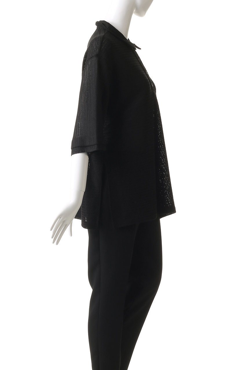 【マノフ/MANOF】のMESH POLO SHIRTS Tシャツ・カットソー 人気、トレンドファッション・服の通販 founy(ファニー) 　ファッション　Fashion　レディースファッション　Fashion for Women　トップス・カットソー　Cut & Sew Tops　シャツ・ブラウス・オフィスカジュアル　Elegant Blouses & Button-Ups　ロングTシャツ・Tシャツ　Longline T-Shirts & Tees　ポロシャツ・きれいめカジュアル　Smart-Casual Polo Tops　カットソー・ベーシックTシャツ　Cut-and-Sewn Tops / Stretch Tees & Basics　2025年　2025　2025-2026秋冬・A/W　Autumn/Winter 2025–26 AW25–26　おすすめ　Recommended / Our Picks　カットソー　Cut and Sewn Top　ショート　Short, Short Length　スリット　Slit, Slit Detail　スリーブ　Sleeve, Long Sleeve / Short Sleeve　フォルム　Silhouette, Form　メッシュ　Mesh, Net Fabric　ワイド　Wide, Wide Fit　夏　Summer　A/W・秋冬　Autumn/Winter　other-3|ID: prp329100004619133 ipo3291000000033123851