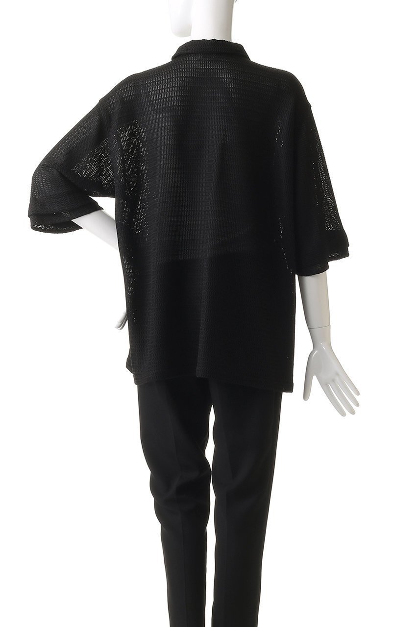【マノフ/MANOF】のMESH POLO SHIRTS Tシャツ・カットソー 人気、トレンドファッション・服の通販 founy(ファニー) 　ファッション　Fashion　レディースファッション　Fashion for Women　トップス・カットソー　Cut & Sew Tops　シャツ・ブラウス・オフィスカジュアル　Elegant Blouses & Button-Ups　ロングTシャツ・Tシャツ　Longline T-Shirts & Tees　ポロシャツ・きれいめカジュアル　Smart-Casual Polo Tops　カットソー・ベーシックTシャツ　Cut-and-Sewn Tops / Stretch Tees & Basics　2025年　2025　2025-2026秋冬・A/W　Autumn/Winter 2025–26 AW25–26　おすすめ　Recommended / Our Picks　カットソー　Cut and Sewn Top　ショート　Short, Short Length　スリット　Slit, Slit Detail　スリーブ　Sleeve, Long Sleeve / Short Sleeve　フォルム　Silhouette, Form　メッシュ　Mesh, Net Fabric　ワイド　Wide, Wide Fit　夏　Summer　A/W・秋冬　Autumn/Winter　other-4|ID: prp329100004619133 ipo3291000000033123852