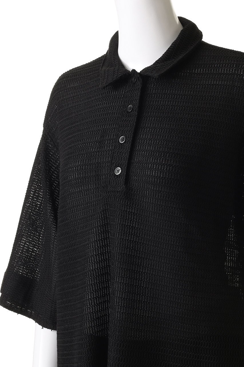 【マノフ/MANOF】のMESH POLO SHIRTS Tシャツ・カットソー 人気、トレンドファッション・服の通販 founy(ファニー) 　ファッション　Fashion　レディースファッション　Fashion for Women　トップス・カットソー　Cut & Sew Tops　シャツ・ブラウス・オフィスカジュアル　Elegant Blouses & Button-Ups　ロングTシャツ・Tシャツ　Longline T-Shirts & Tees　ポロシャツ・きれいめカジュアル　Smart-Casual Polo Tops　カットソー・ベーシックTシャツ　Cut-and-Sewn Tops / Stretch Tees & Basics　2025年　2025　2025-2026秋冬・A/W　Autumn/Winter 2025–26 AW25–26　おすすめ　Recommended / Our Picks　カットソー　Cut and Sewn Top　ショート　Short, Short Length　スリット　Slit, Slit Detail　スリーブ　Sleeve, Long Sleeve / Short Sleeve　フォルム　Silhouette, Form　メッシュ　Mesh, Net Fabric　ワイド　Wide, Wide Fit　夏　Summer　A/W・秋冬　Autumn/Winter　other-5|ID: prp329100004619133 ipo3291000000033123853