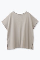 【レリル/lelill】の【日本製】ハイテクワッフル ワイドTシャツ グレージュ|ID:prp329100004619137