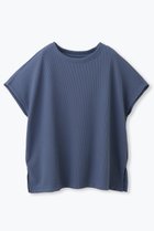 【レリル/lelill】の【日本製】ハイテクワッフル ワイドTシャツ ブルー|ID:prp329100004619137