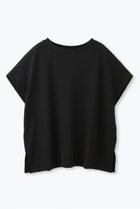 【レリル/lelill】の【日本製】ハイテクワッフル ワイドTシャツ ブラック|ID:prp329100004619137