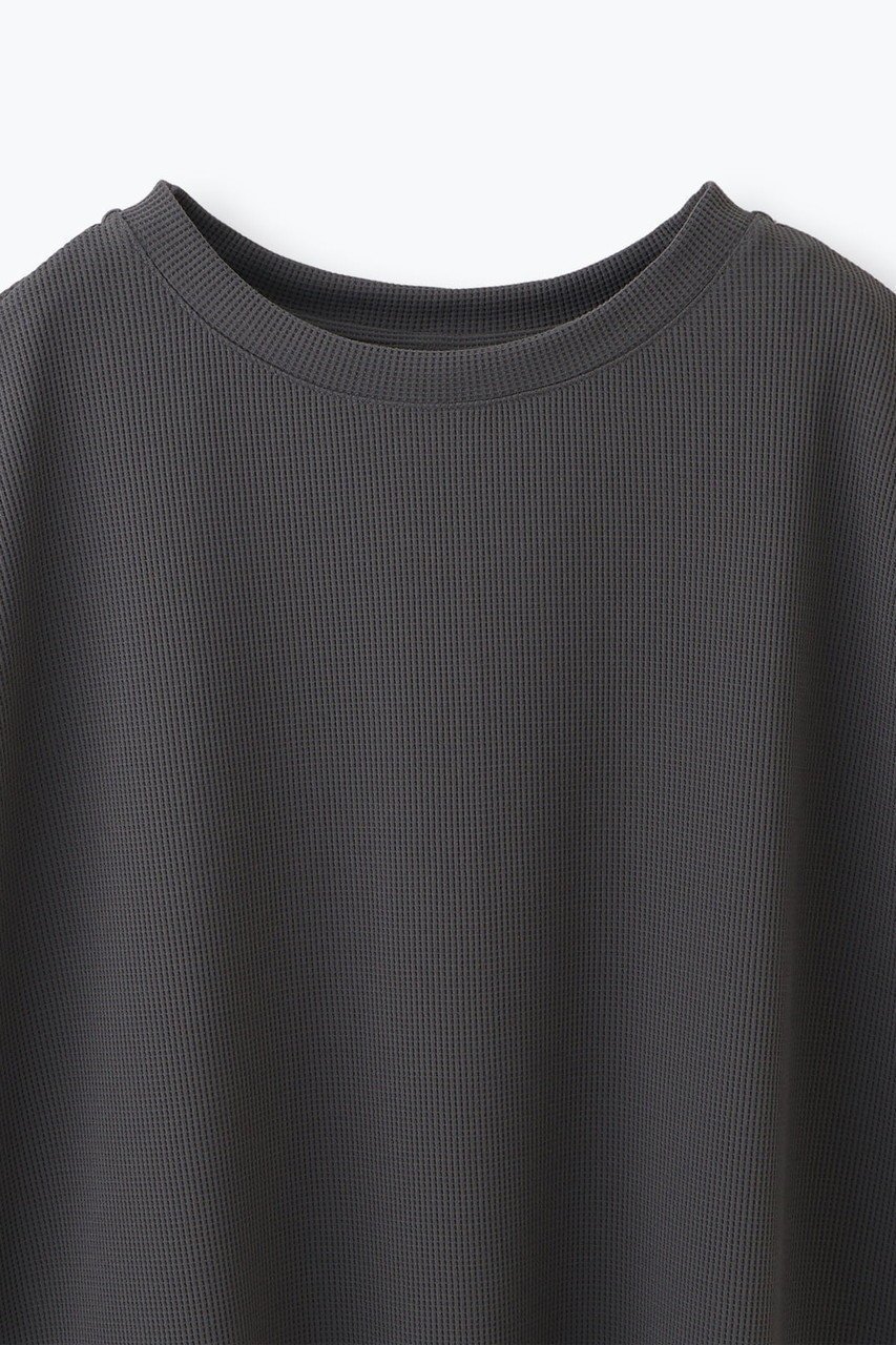 【レリル/lelill】の【日本製】ハイテクワッフル ワイドTシャツ 人気、トレンドファッション・服の通販 founy(ファニー) 　ファッション　Fashion　レディースファッション　Fashion for Women　トップス・カットソー　Cut & Sew Tops　シャツ・ブラウス・オフィスカジュアル　Elegant Blouses & Button-Ups　ロングTシャツ・Tシャツ　Longline T-Shirts & Tees　カットソー・ベーシックTシャツ　Cut-and-Sewn Tops / Stretch Tees & Basics　ショート　Short, Short Length　スリーブ　Sleeve, Long Sleeve / Short Sleeve　ワイド　Wide, Wide Fit　ワッフル　Waffle, Waffle Knit　夏　Summer　定番　Standard, Basic Item　日本製　Made In Japan　other-3|ID: prp329100004619137 ipo3291000000035300889