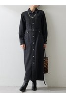【ウィムガゼット/Whim Gazette】のストレッチデニムワンピース 人気、トレンドファッション・服の通販 founy(ファニー) ファッション Fashion レディースファッション Fashion for Women ワンピース Dresses チュニック Tunic Tops & Dresses スタイリッシュ Stylish, Fashionable ストレッチ Stretch, Stretchy Fabric スリット Slit, Slit Detail チュニック Tunic, Long Top デニム Denim, Jeans Material フロント Front, Front Design ロング Long, Long-Length A/W・秋冬 Autumn/Winter 2025年 2025 2025-2026秋冬・A/W Autumn/Winter 2025–26 AW25–26 |ID:prp329100004619140