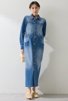 【ウィムガゼット/Whim Gazette】のストレッチデニムワンピース インディゴブルー|ID: prp329100004619140 ipo3291000000035374913