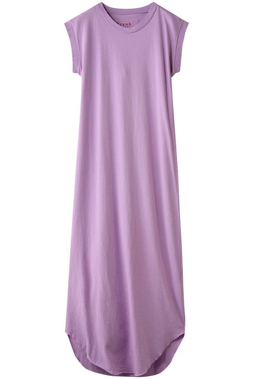 【フランク&アイリーン/Frank&Eileen】のCORY HERITAGE JERSEY ノースリーブカットソーワンピース インテリア・キッズ・メンズ・レディースファッション・服の通販 founy(ファニー) 　ファッション　Fashion　レディースファッション　Fashion for Women　ワンピース　Dresses　チュニック　Tunic Tops & Dresses　なめらか　Smooth, Silky Texture　シンプル　Simple, Minimal　チュニック　Tunic, Long Top　リラックス　Relax, Relaxed Fit　パープル|ID: prp329100004619141 ipo3291000000036100559