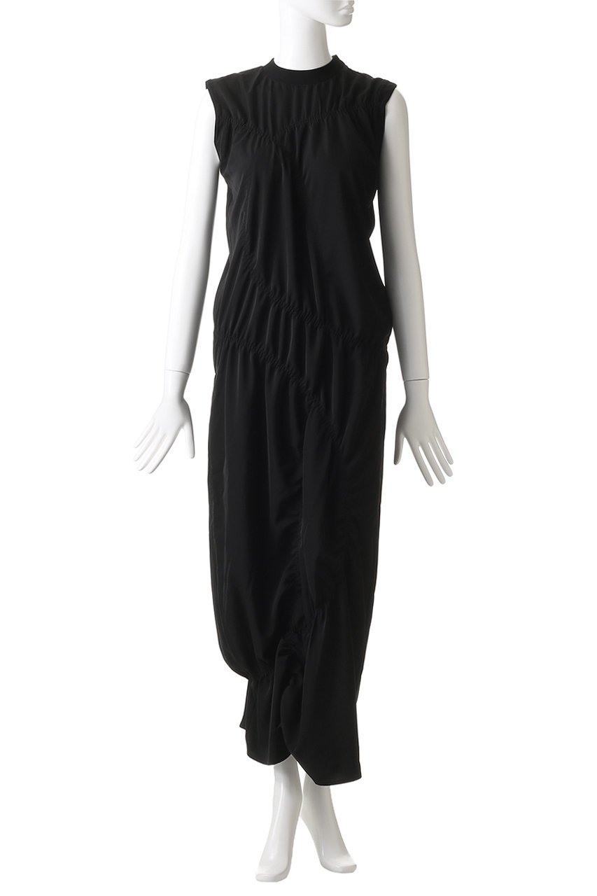 【マノフ/MANOF】のCIRCLE SHEERING ONE PIECE ワンピース 人気、トレンドファッション・服の通販 founy(ファニー) 　ファッション　Fashion　レディースファッション　Fashion for Women　ワンピース　Dresses　チュニック　Tunic Tops & Dresses　オケージョン　Occasion Wear　サンダル　Sandals, Summer Shoes　シャーリング　Shirring, Ruched　スニーカー　Sneakers, Trainers　ダウン　Down, Puffer　チュニック　Tunic, Long Top　ファブリック　Fabric, Textile　ロング　Long, Long-Length　other-2|ID: prp329100004619143 ipo3291000000036100568