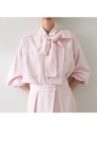 【ウィムガゼット/Whim Gazette】のデニムボウタイシャツ 人気、トレンドファッション・服の通販 founy(ファニー) ファッション Fashion レディースファッション Fashion for Women トップス・カットソー Cut & Sew Tops シャツ・ブラウス・オフィスカジュアル Elegant Blouses & Button-Ups シンプル Simple, Minimal スリーブ Sleeve, Long Sleeve / Short Sleeve セットアップ Set-Up, Coordinated Outfit デニム Denim, Jeans Material ドレープ Drape, Draping Fabric バランス Balance, Style Balance フェミニン Feminine, Girly ブリーチ Bleach, Washed Finish ロング Long, Long-Length A/W・秋冬 Autumn/Winter おすすめ Recommended / Our Picks 2025年 2025 2025-2026秋冬・A/W Autumn/Winter 2025–26 AW25–26 thumbnail ピンク|ID: prp329100004619145 ipo3291000000033123953