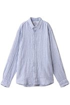【フランク&アイリーン/Frank&Eileen / MEN】の【MEN】FINBAR イタリアンリネン ボールドストライプ シャツ ホワイト|ID:prp329100004619147