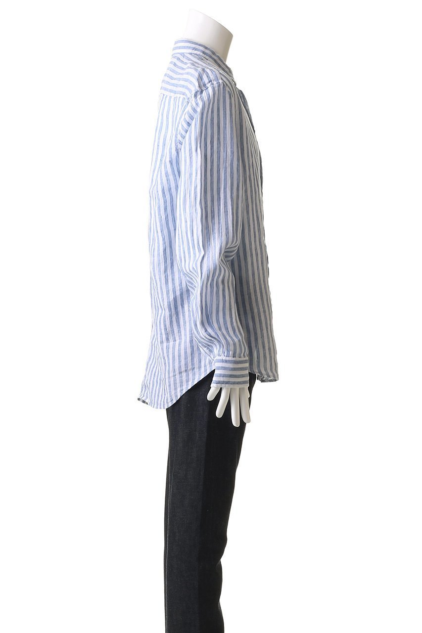 【フランク&アイリーン/Frank&Eileen / MEN】の【MEN】FINBAR イタリアンリネン ボールドストライプ シャツ 人気、トレンドファッション・服の通販 founy(ファニー) 　ファッション　Fashion　メンズファッション　Fashion for Men　2025年　2025　2025-2026秋冬・A/W　Autumn/Winter 2025–26 AW25–26　シンプル　Simple, Minimal　ストライプ　Stripe, Striped Pattern　スリーブ　Sleeve, Long Sleeve / Short Sleeve　フレンチ　French, French Style　モダン　Modern, Contemporary　リネン　Linen, Linen Fabric　リラックス　Relax, Relaxed Fit　ロング　Long, Long-Length　A/W・秋冬　Autumn/Winter　other-3|ID: prp329100004619147 ipo3291000000033123966