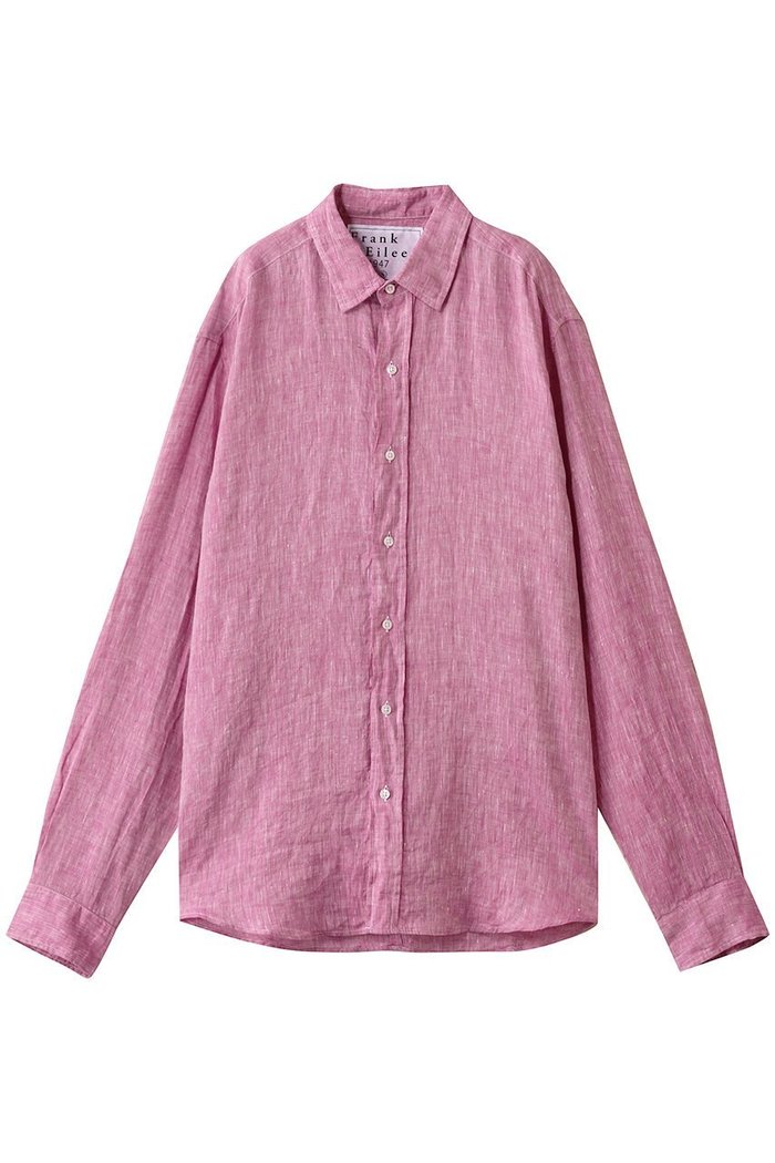 【フランク&アイリーン/Frank&Eileen / MEN】の【MEN】FINBAR イタリアンリネン パープル シャツ インテリア・キッズ・メンズ・レディースファッション・服の通販 founy(ファニー) https://founy.com/ ファッション Fashion メンズファッション Fashion for Men スリーブ Sleeve, Long Sleeve / Short Sleeve ダウン Down, Puffer デニム Denim, Jeans Material パープル Purple, Violet リネン Linen, Linen Fabric ロング Long, Long-Length エレガント 上品 Elegant |ID: prp329100004619149 ipo3291000000036225550