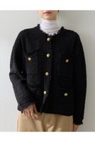 【ウィムガゼット/Whim Gazette】のツィードニットジャケット 人気、トレンドファッション・服の通販 founy(ファニー) ファッション Fashion レディースファッション Fashion for Women アウター Coat / Outerwear Collection レディースジャケット・軽アウター Jackets 2025年 2025 2025-2026秋冬・A/W Autumn/Winter 2025–26 AW25–26 おすすめ Recommended / Our Picks カーディガン Cardigan, Knitwear クラシカル Classical, Vintage-Inspired ジャケット Jacket, Outerwear ツイード Twill, Twill Weave フリンジ Fringe, Tassel ミックス Mix, Mixed Style エレガント 上品 Elegant A/W・秋冬 Autumn/Winter |ID:prp329100004619152