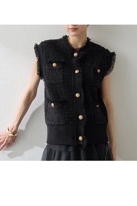 【ウィムガゼット/Whim Gazette】 ツィードニットジレ人気、トレンドファッション・服の通販 founy(ファニー) ファッション Fashion レディースファッション Fashion for Women アウター Coat / Outerwear Collection レディースジャケット・軽アウター Jackets 2025年 2025 2025-2026秋冬・A/W Autumn/Winter 2025–26 AW25–26 クラシカル Classical, Vintage-Inspired クラシック Classic, Timeless Style ジャケット Jacket, Outerwear ツイード Twill, Twill Weave ベスト Vest, Waistcoat ミックス Mix, Mixed Style モダン Modern, Contemporary ラグジュアリー Luxury, Elegant A/W・秋冬 Autumn/Winter |ID:prp329100004619153