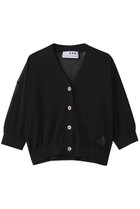 【エリオポール/heliopole】の【THREE DOTS】ハーフスリーブカーディガン 人気、トレンドファッション・服の通販 founy(ファニー) ファッション Fashion レディースファッション Fashion for Women トップス・カットソー Cut & Sew Tops ニット Knit Tops & Sweaters カーディガン・羽織り Layered Style Cardigans 2025年 2025 2025-2026秋冬・A/W Autumn/Winter 2025–26 AW25–26 おすすめ Recommended / Our Picks カーディガン Cardigan, Knitwear シアー Sheer, See-Through A/W・秋冬 Autumn/Winter thumbnail ブラック|ID: prp329100004619155 ipo3291000000033124059