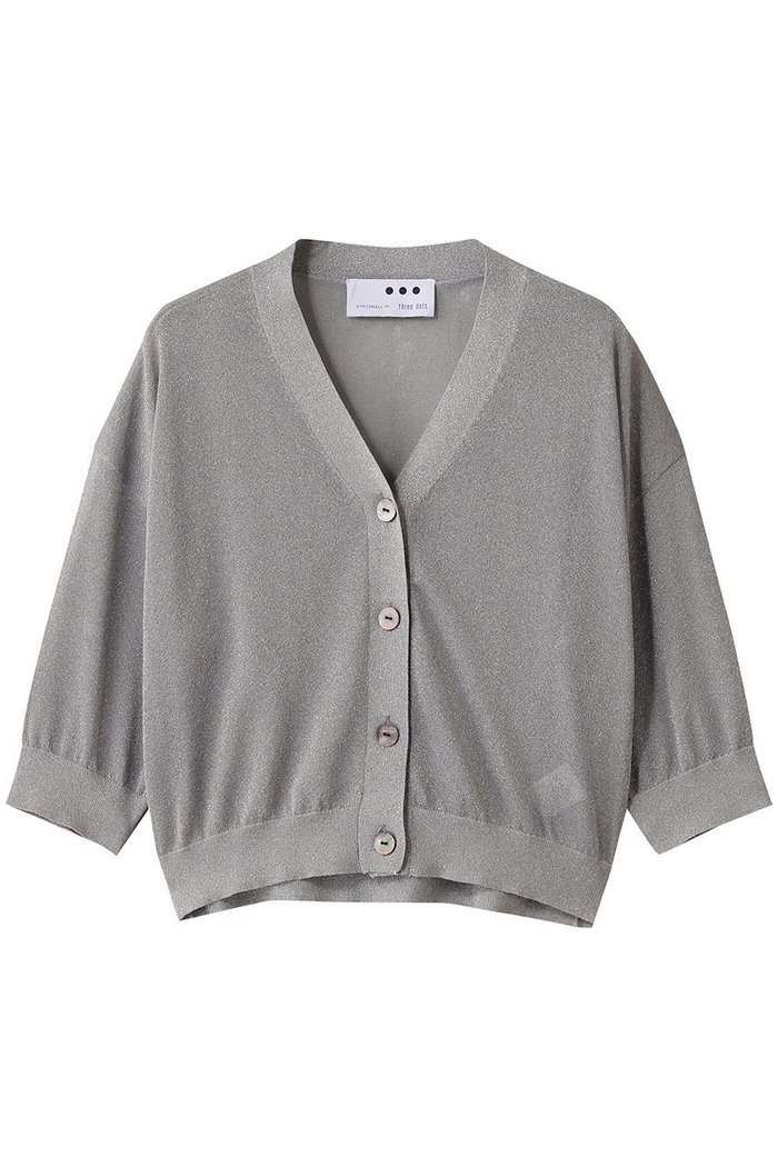 【エリオポール/heliopole】の【THREE DOTS】ハーフスリーブカーディガン インテリア・キッズ・メンズ・レディースファッション・服の通販 founy(ファニー) https://founy.com/ ファッション Fashion レディースファッション Fashion for Women トップス・カットソー Cut & Sew Tops ニット Knit Tops & Sweaters カーディガン・羽織り Layered Style Cardigans カーディガン Cardigan, Knitwear シアー Sheer, See-Through ショート Short, Short Length トレンド Trend, Trending Now バランス Balance, Style Balance エレガント 上品 Elegant |ID: prp329100004619156 ipo3291000000035770672