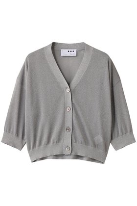 【エリオポール/heliopole】 【THREE DOTS】ハーフスリーブカーディガン人気、トレンドファッション・服の通販 founy(ファニー) ファッション Fashion レディースファッション Fashion for Women トップス・カットソー Cut & Sew Tops ニット Knit Tops & Sweaters カーディガン・羽織り Layered Style Cardigans カーディガン Cardigan, Knitwear シアー Sheer, See-Through ショート Short, Short Length トレンド Trend, Trending Now バランス Balance, Style Balance エレガント 上品 Elegant |ID:prp329100004619156