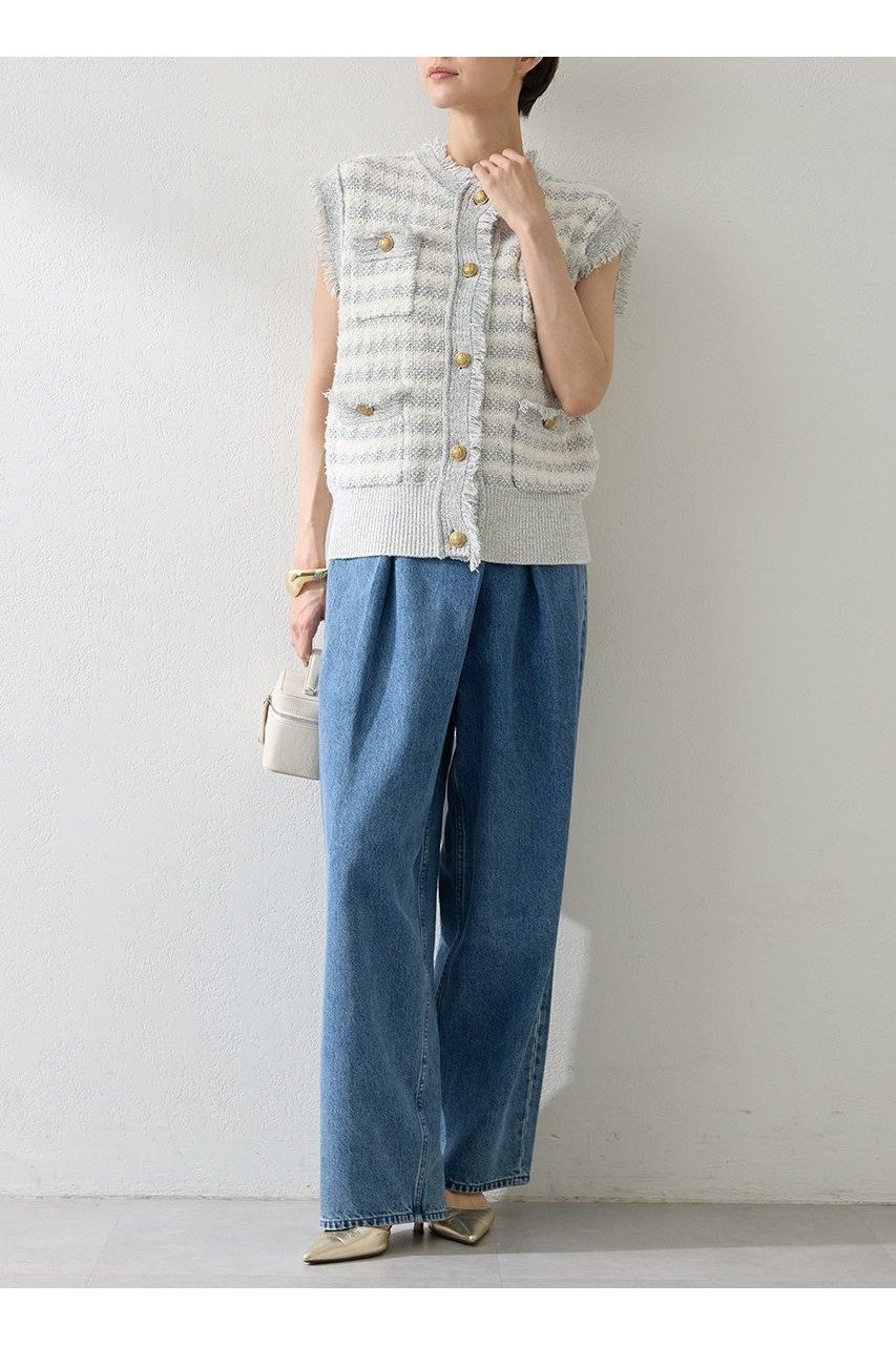 【ウィムガゼット/Whim Gazette】のラップデニムパンツ インテリア・キッズ・メンズ・レディースファッション・服の通販 founy(ファニー) 　ファッション　Fashion　レディースファッション　Fashion for Women　パンツ　Pants & Trousers　デニムパンツ・ジーンズ・美脚デニム　Denim Jeans & Pants　セットアップ　Set-Up, Coordinated Outfit　デニム　Denim, Jeans Material　ドレープ　Drape, Draping Fabric　ブリーチ　Bleach, Washed Finish　ラップ　Wrap, Wrap Design　ワイド　Wide, Wide Fit　A/W・秋冬　Autumn/Winter　おすすめ　Recommended / Our Picks　2025年　2025　2025-2026秋冬・A/W　Autumn/Winter 2025–26 AW25–26　ブルー|ID: prp329100004619158 ipo3291000000033124087