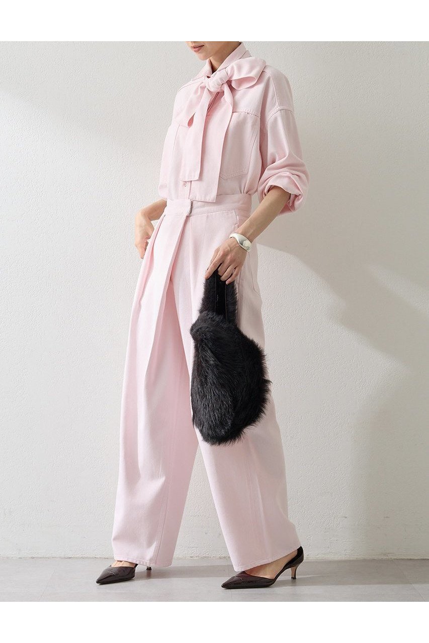 【ウィムガゼット/Whim Gazette】のラップデニムパンツ 人気、トレンドファッション・服の通販 founy(ファニー) 　ファッション　Fashion　レディースファッション　Fashion for Women　パンツ　Pants & Trousers　デニムパンツ・ジーンズ・美脚デニム　Denim Jeans & Pants　セットアップ　Set-Up, Coordinated Outfit　デニム　Denim, Jeans Material　ドレープ　Drape, Draping Fabric　ブリーチ　Bleach, Washed Finish　ラップ　Wrap, Wrap Design　ワイド　Wide, Wide Fit　A/W・秋冬　Autumn/Winter　おすすめ　Recommended / Our Picks　2025年　2025　2025-2026秋冬・A/W　Autumn/Winter 2025–26 AW25–26　other-3|ID: prp329100004619158 ipo3291000000033124093