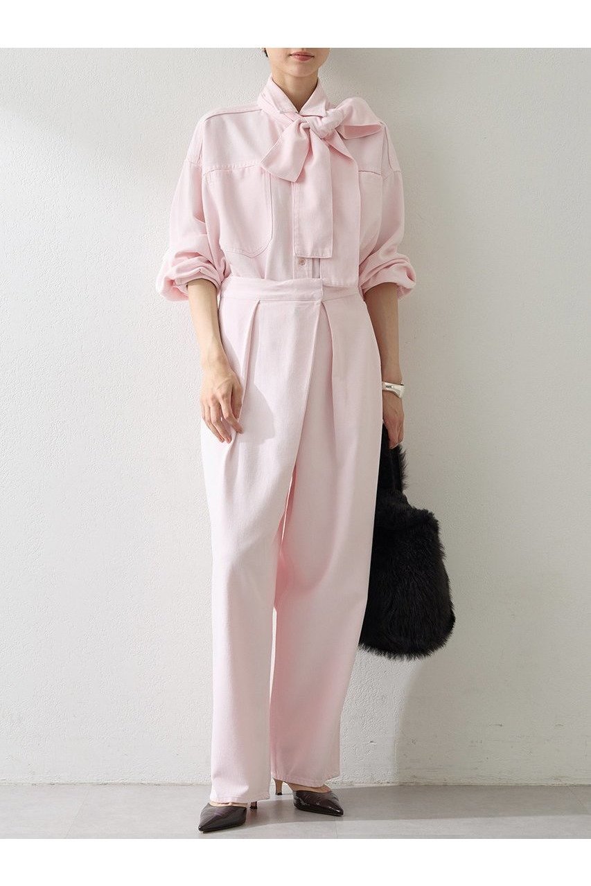 【ウィムガゼット/Whim Gazette】のラップデニムパンツ 人気、トレンドファッション・服の通販 founy(ファニー) 　ファッション　Fashion　レディースファッション　Fashion for Women　パンツ　Pants & Trousers　デニムパンツ・ジーンズ・美脚デニム　Denim Jeans & Pants　セットアップ　Set-Up, Coordinated Outfit　デニム　Denim, Jeans Material　ドレープ　Drape, Draping Fabric　ブリーチ　Bleach, Washed Finish　ラップ　Wrap, Wrap Design　ワイド　Wide, Wide Fit　A/W・秋冬　Autumn/Winter　おすすめ　Recommended / Our Picks　2025年　2025　2025-2026秋冬・A/W　Autumn/Winter 2025–26 AW25–26　other-5|ID: prp329100004619158 ipo3291000000033124096