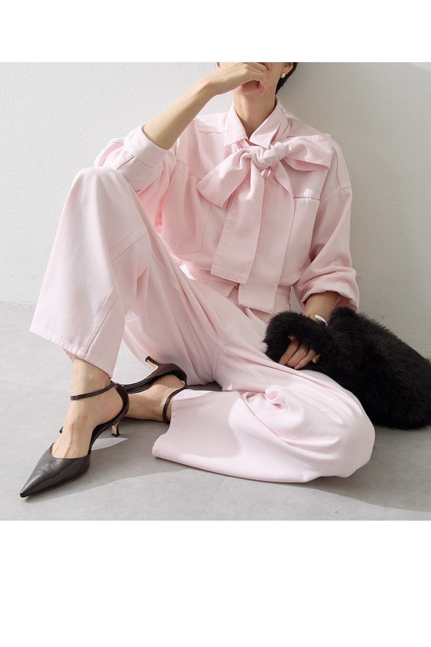 【ウィムガゼット/Whim Gazette】のラップデニムパンツ 人気、トレンドファッション・服の通販 founy(ファニー) 　ファッション　Fashion　レディースファッション　Fashion for Women　パンツ　Pants & Trousers　デニムパンツ・ジーンズ・美脚デニム　Denim Jeans & Pants　セットアップ　Set-Up, Coordinated Outfit　デニム　Denim, Jeans Material　ドレープ　Drape, Draping Fabric　ブリーチ　Bleach, Washed Finish　ラップ　Wrap, Wrap Design　ワイド　Wide, Wide Fit　A/W・秋冬　Autumn/Winter　おすすめ　Recommended / Our Picks　2025年　2025　2025-2026秋冬・A/W　Autumn/Winter 2025–26 AW25–26　other-6|ID: prp329100004619158 ipo3291000000033124097