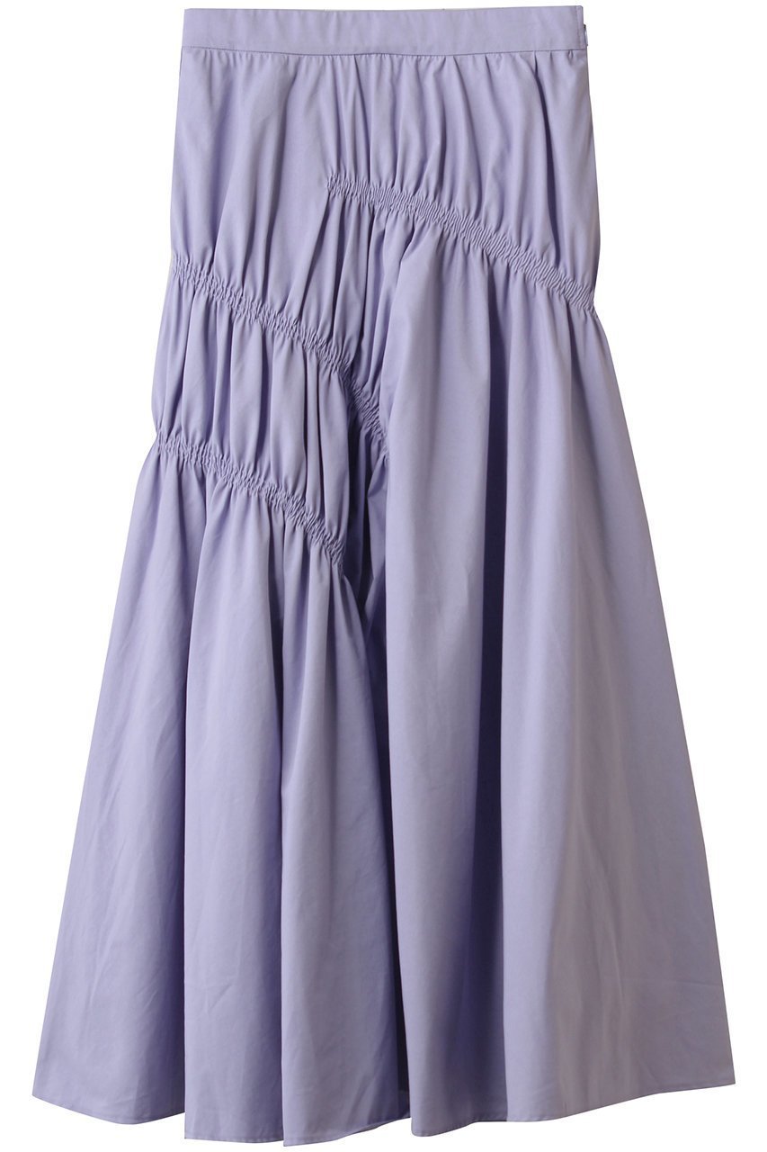【マノフ/MANOF】のSHIRRING FLARE SKIRT スカート 人気、トレンドファッション・服の通販 founy(ファニー) 　ファッション　Fashion　レディースファッション　Fashion for Women　スカート　Skirts　ロングスカート　Long Skirts / Maxi & Midi Skirts　2025年　2025　2025-2026秋冬・A/W　Autumn/Winter 2025–26 AW25–26　アシンメトリー　Asymmetrical Style　シャーリング　Shirring, Ruched　フレア　Flare, Flared　ロング　Long, Long-Length　A/W・秋冬　Autumn/Winter　 other-1|ID: prp329100004619163 ipo3291000000033124117