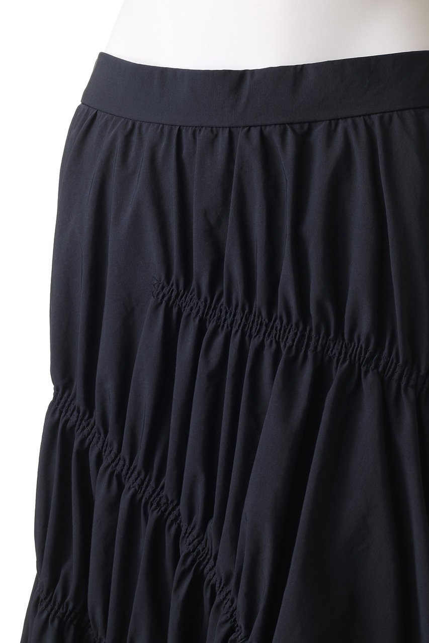 【マノフ/MANOF】のSHIRRING FLARE SKIRT スカート 人気、トレンドファッション・服の通販 founy(ファニー) 　ファッション　Fashion　レディースファッション　Fashion for Women　スカート　Skirts　ロングスカート　Long Skirts / Maxi & Midi Skirts　2025年　2025　2025-2026秋冬・A/W　Autumn/Winter 2025–26 AW25–26　アシンメトリー　Asymmetrical Style　シャーリング　Shirring, Ruched　フレア　Flare, Flared　ロング　Long, Long-Length　A/W・秋冬　Autumn/Winter　other-5|ID: prp329100004619163 ipo3291000000033124127