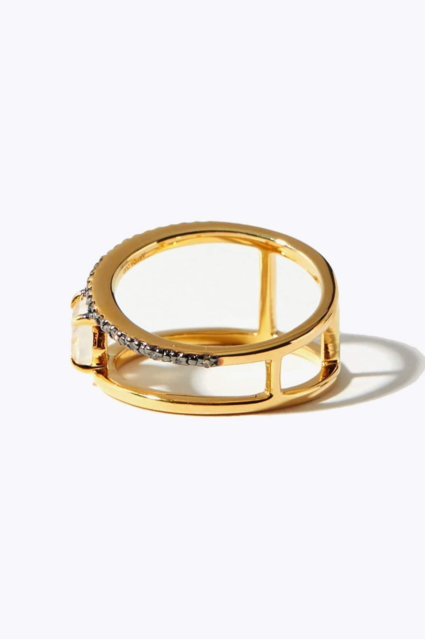 【アルティーダ ウード/ARTIDA OUD】のelafonisi レインボームーンストーン パヴェダイヤモンド アングル リング 人気、トレンドファッション・服の通販 founy(ファニー) 　ファッション　Fashion　レディースファッション　Fashion for Women　ジュエリー　Jewelry　コーティング　Coating, Coated Finish　シルバー　Silver, Metallic Silver　ストーン　Stone, Gem-Like　ダイヤモンド　Diamond, Brilliant Cut　モダン　Modern, Contemporary　エレガント 上品　Elegant　other-4|ID: prp329100004620146 ipo3291000000036131571