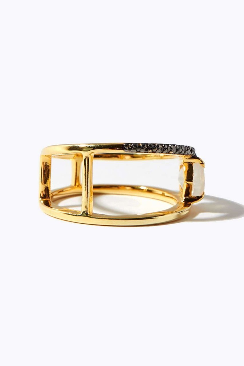 【アルティーダ ウード/ARTIDA OUD】のelafonisi レインボームーンストーン パヴェダイヤモンド アングル リング 人気、トレンドファッション・服の通販 founy(ファニー) 　ファッション　Fashion　レディースファッション　Fashion for Women　ジュエリー　Jewelry　コーティング　Coating, Coated Finish　シルバー　Silver, Metallic Silver　ストーン　Stone, Gem-Like　ダイヤモンド　Diamond, Brilliant Cut　モダン　Modern, Contemporary　エレガント 上品　Elegant　other-6|ID: prp329100004620146 ipo3291000000036131573