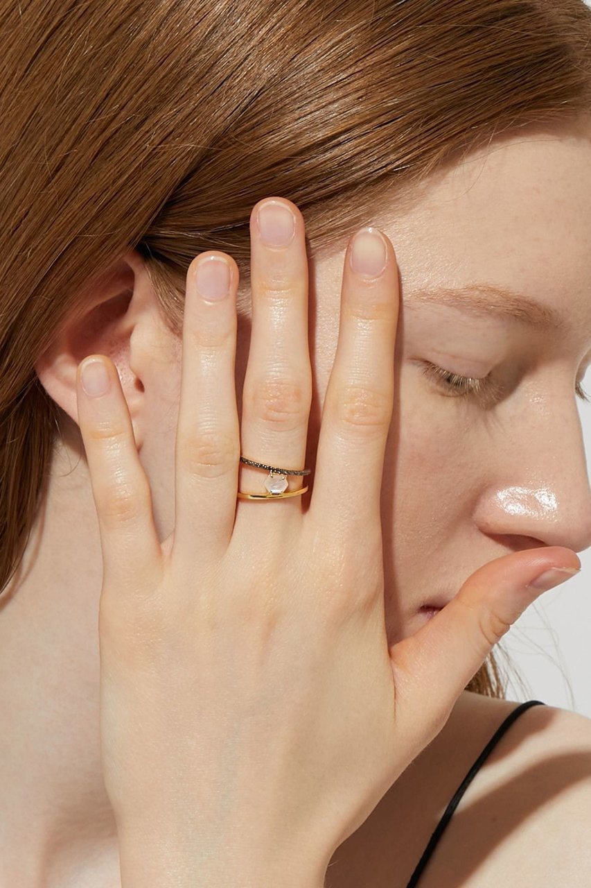 【アルティーダ ウード/ARTIDA OUD】のelafonisi レインボームーンストーン パヴェダイヤモンド アングル リング 人気、トレンドファッション・服の通販 founy(ファニー) 　ファッション　Fashion　レディースファッション　Fashion for Women　ジュエリー　Jewelry　コーティング　Coating, Coated Finish　シルバー　Silver, Metallic Silver　ストーン　Stone, Gem-Like　ダイヤモンド　Diamond, Brilliant Cut　モダン　Modern, Contemporary　エレガント 上品　Elegant　other-8|ID: prp329100004620146 ipo3291000000036131575