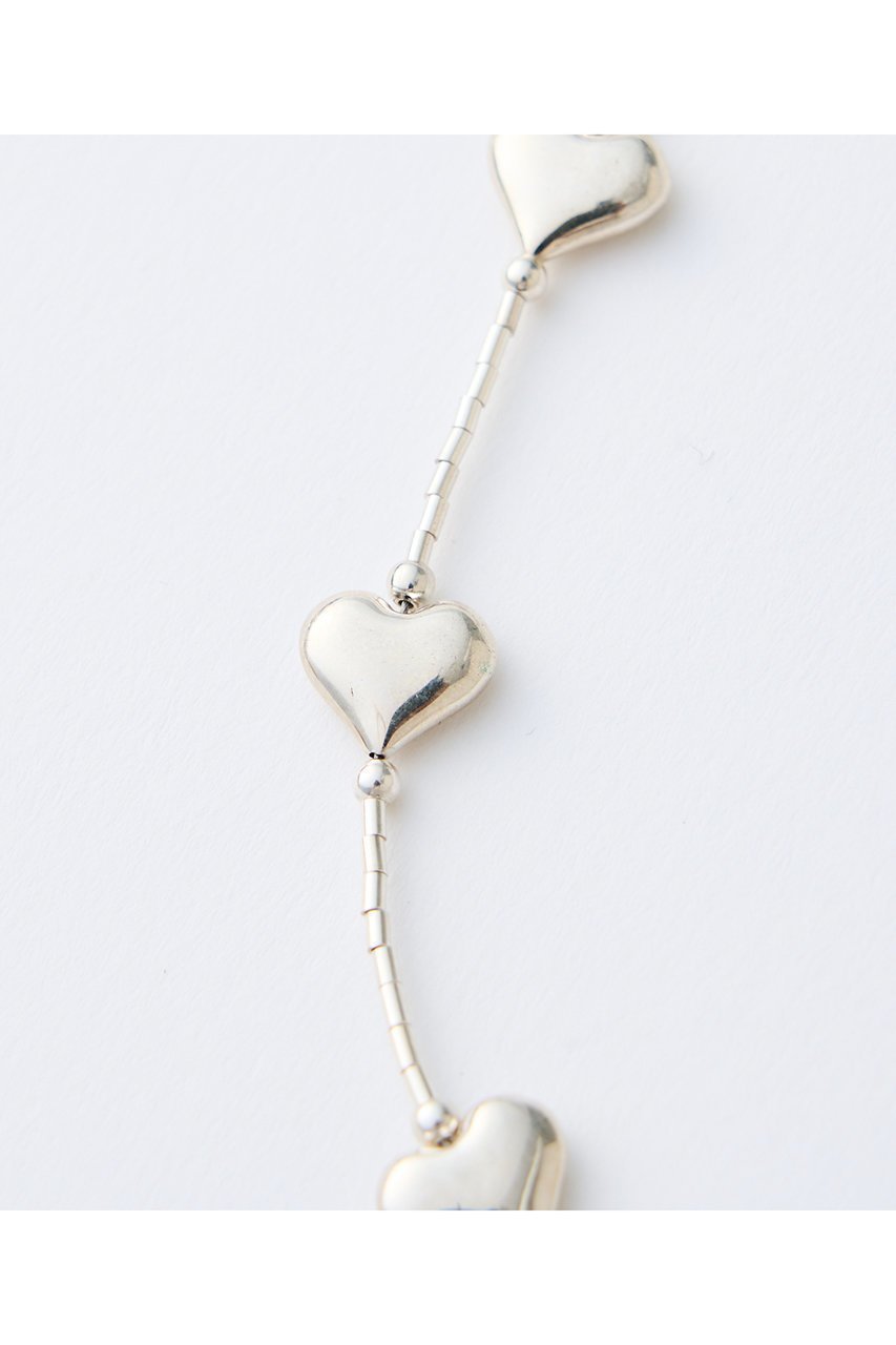 【ウィムガゼット/Whim Gazette】の【Hoaw.】Heartビース ショートネックレス 人気、トレンドファッション・服の通販 founy(ファニー) 　ファッション　Fashion　レディースファッション　Fashion for Women　ジュエリー　Jewelry　ネックレス　Necklaces & Pendants　アクセサリー　Fashion Accessories　コンパクト　Compact, Small Size　シューズ　Shoes, Footwear　ショート　Short, Short Length　シルバー　Silver, Metallic Silver　スタンダード　Standard, Basic　チューブ　Tube, Tube Top　なめらか　Smooth, Silky Texture　ネックレス　Necklace, Pendant Necklace　バランス　Balance, Style Balance　フォルム　Silhouette, Form　モダン　Modern, Contemporary　おすすめ　Recommended / Our Picks　エレガント 上品　Elegant　other-6|ID: prp329100004620151 ipo3291000000035815569