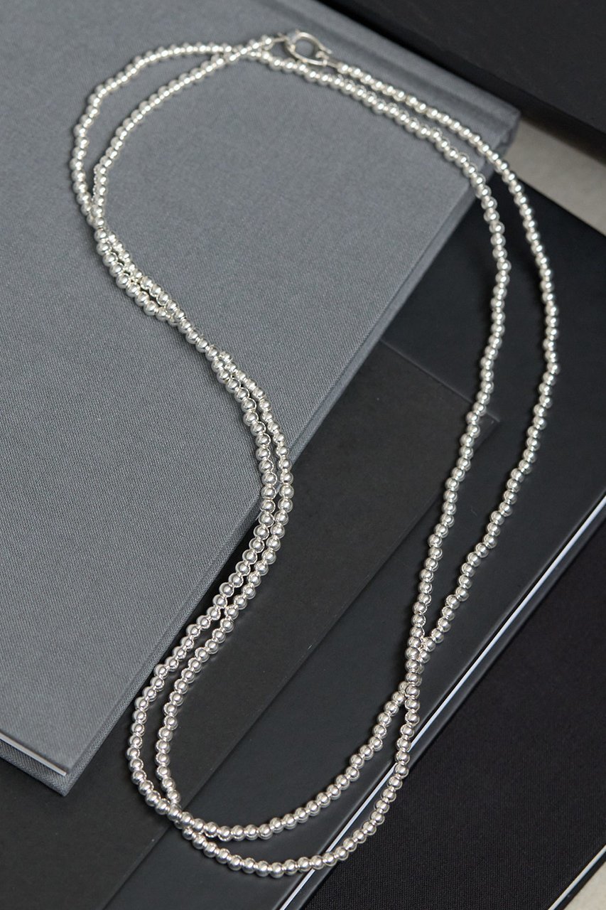 【ウィムガゼット/Whim Gazette】の【Hoaw.】シルバービース ロングネックレス 人気、トレンドファッション・服の通販 founy(ファニー) 　ファッション　Fashion　レディースファッション　Fashion for Women　ジュエリー　Jewelry　ネックレス　Necklaces & Pendants　アクセサリー　Fashion Accessories　シューズ　Shoes, Footwear　シルバー　Silver, Metallic Silver　スタンダード　Standard, Basic　なめらか　Smooth, Silky Texture　ネックレス　Necklace, Pendant Necklace　モダン　Modern, Contemporary　ラウンド　Round, Round Neck　ロング　Long, Long-Length　おすすめ　Recommended / Our Picks　エレガント 上品　Elegant　other-3|ID: prp329100004620152 ipo3291000000035476750