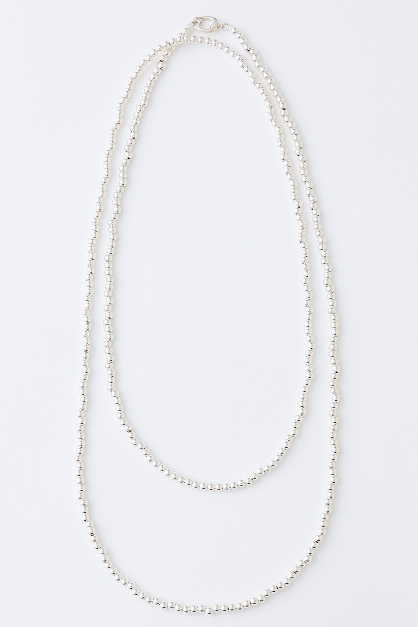 【ウィムガゼット/Whim Gazette】の【Hoaw.】シルバービース ロングネックレス 人気、トレンドファッション・服の通販 founy(ファニー) 　ファッション　Fashion　レディースファッション　Fashion for Women　ジュエリー　Jewelry　ネックレス　Necklaces & Pendants　アクセサリー　Fashion Accessories　シューズ　Shoes, Footwear　シルバー　Silver, Metallic Silver　スタンダード　Standard, Basic　なめらか　Smooth, Silky Texture　ネックレス　Necklace, Pendant Necklace　モダン　Modern, Contemporary　ラウンド　Round, Round Neck　ロング　Long, Long-Length　おすすめ　Recommended / Our Picks　エレガント 上品　Elegant　other-4|ID: prp329100004620152 ipo3291000000035476753