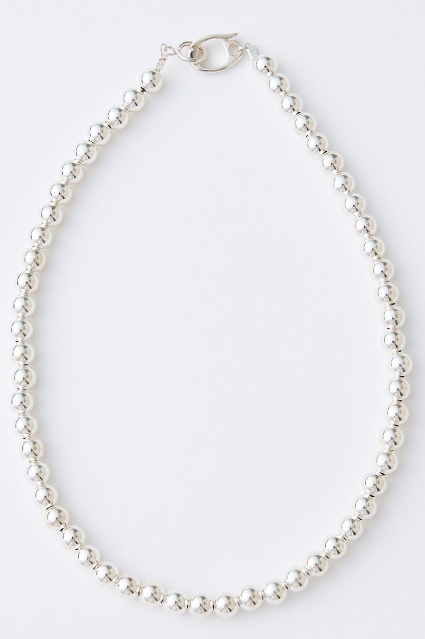 【ウィムガゼット/Whim Gazette】の【Hoaw.】シルバービース ショートネックレス 人気、トレンドファッション・服の通販 founy(ファニー) 　ファッション　Fashion　レディースファッション　Fashion for Women　ジュエリー　Jewelry　ネックレス　Necklaces & Pendants　アクセサリー　Fashion Accessories　シューズ　Shoes, Footwear　ショート　Short, Short Length　シルバー　Silver, Metallic Silver　スタンダード　Standard, Basic　なめらか　Smooth, Silky Texture　ネックレス　Necklace, Pendant Necklace　モダン　Modern, Contemporary　ラウンド　Round, Round Neck　おすすめ　Recommended / Our Picks　エレガント 上品　Elegant　other-4|ID: prp329100004620155 ipo3291000000035815600