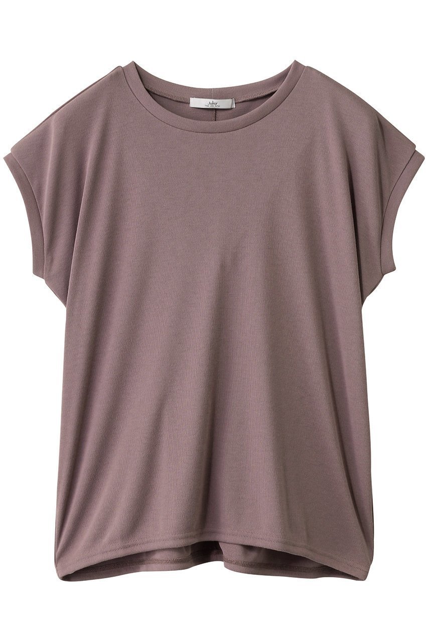 【ジュリエ/Julier】の【定番】フィールフライス半袖トップス インテリア・キッズ・メンズ・レディースファッション・服の通販 founy(ファニー) 　ファッション　Fashion　レディースファッション　Fashion for Women　トップス・カットソー　Cut & Sew Tops　スポーツウェア　Functional & Stylish Sportswear　スポーツ トップス　Athletic Tops / Workout Tops / Training Shirts　シンプル　Simple, Minimal　スポーツ　Sports, Activewear　スリーブ　Sleeve, Long Sleeve / Short Sleeve　フレンチ　French, French Style　人気　Popular, Best Seller　半袖　Short Sleeve, Half Sleeve　定番　Standard, Basic Item　ラベンダー|ID: prp329100004620179 ipo3291000000035560724